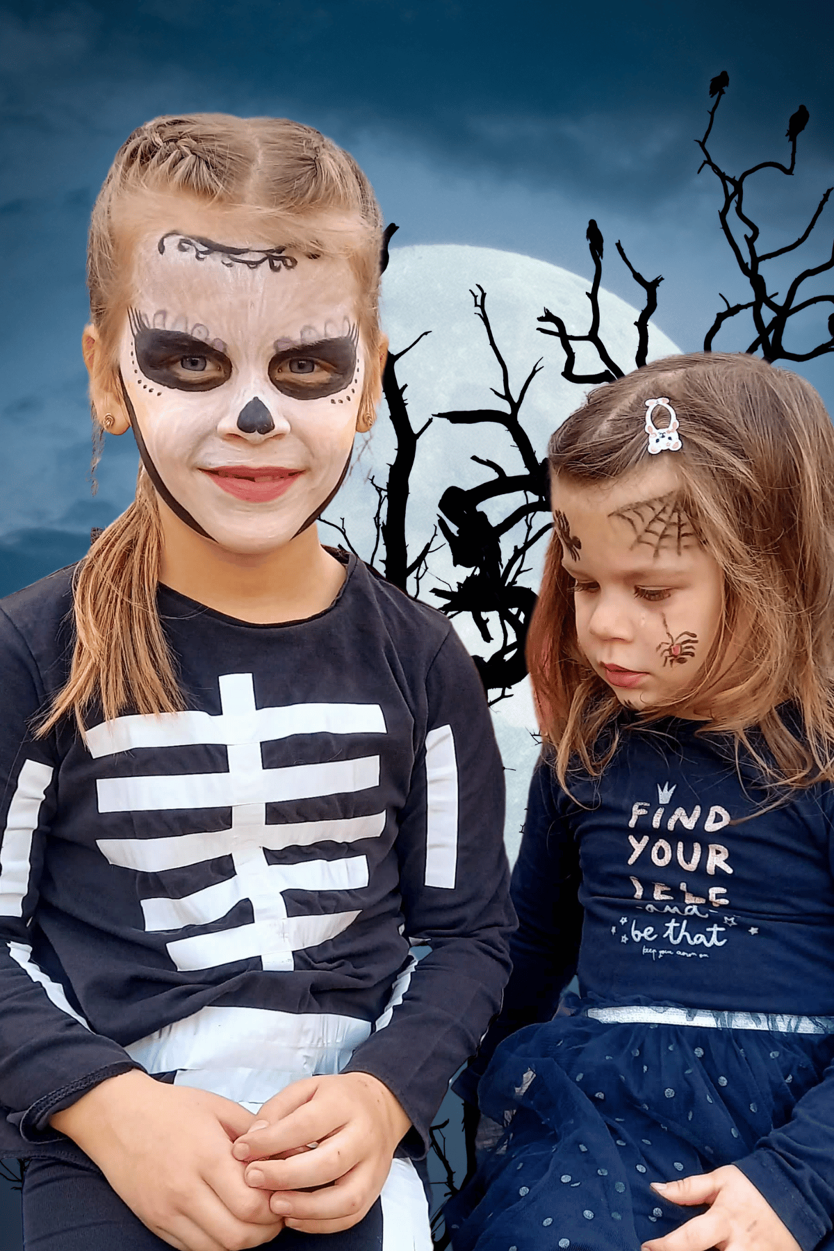 diy kids skeleton costume