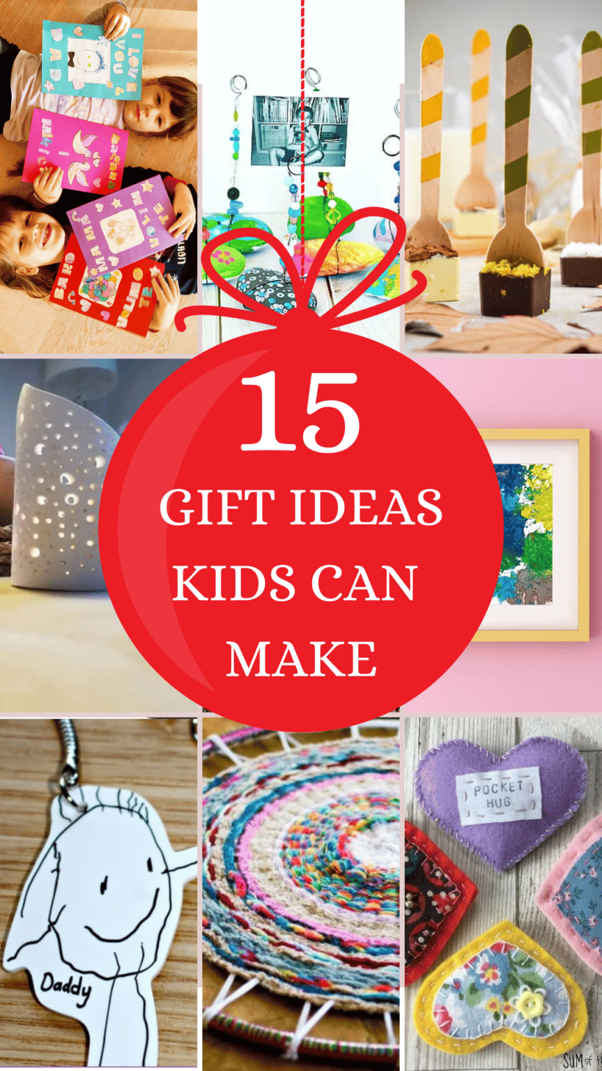 15 Easy Christmas Homemade Gifts Kids Can Make