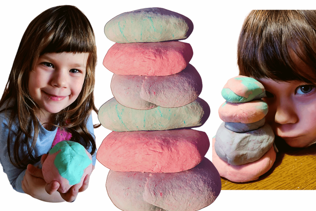 How do you make playdough with just flour and water?