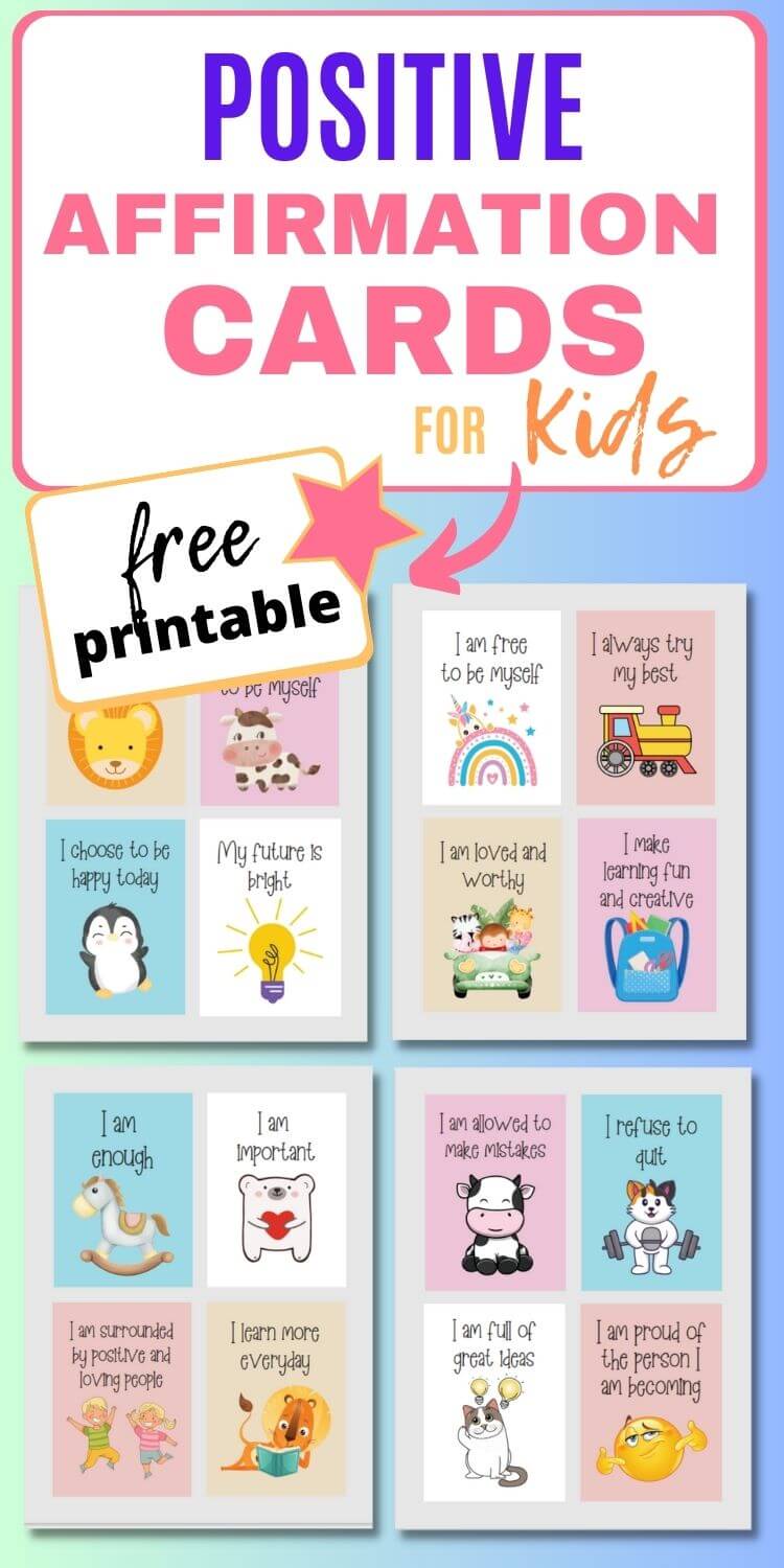 40 Free Kids Affirmation Cards: Boost Confidence & Self-Esteem