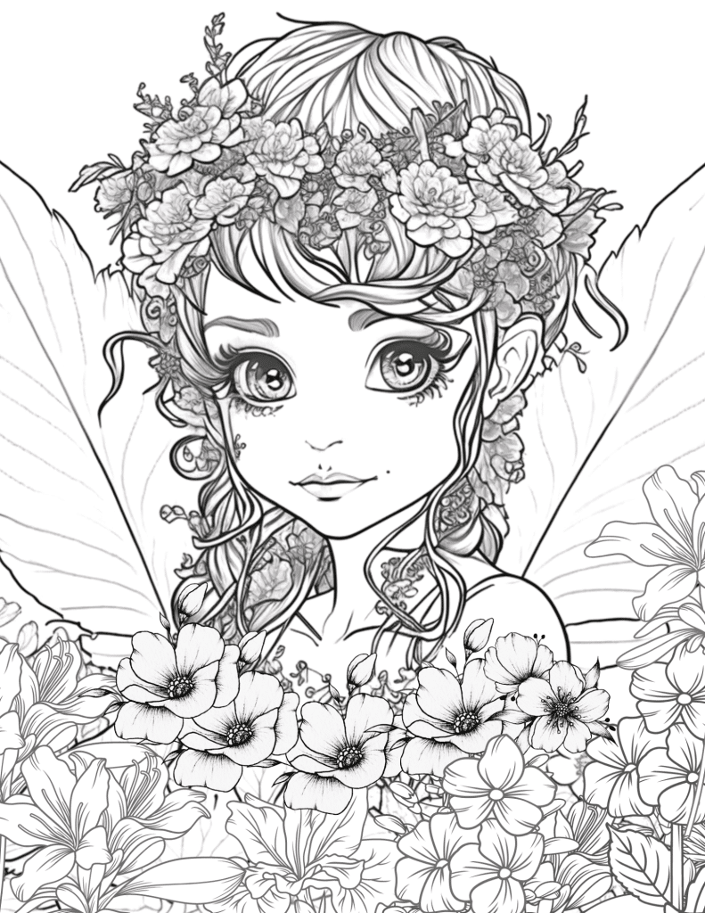 detailed coloring pages for girls