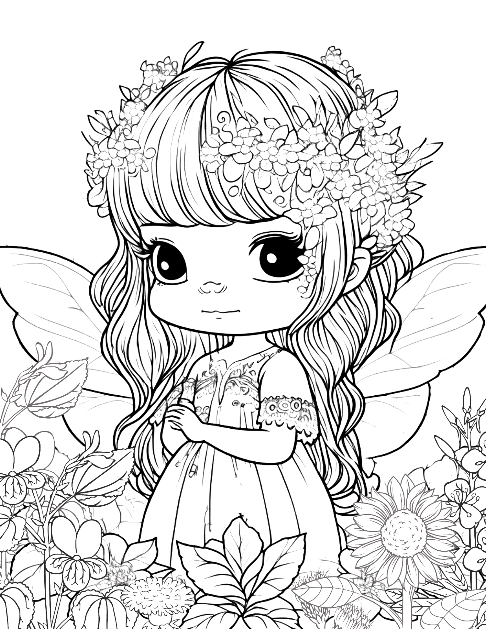 Kawaii Coloring Pages for Girls & Adults