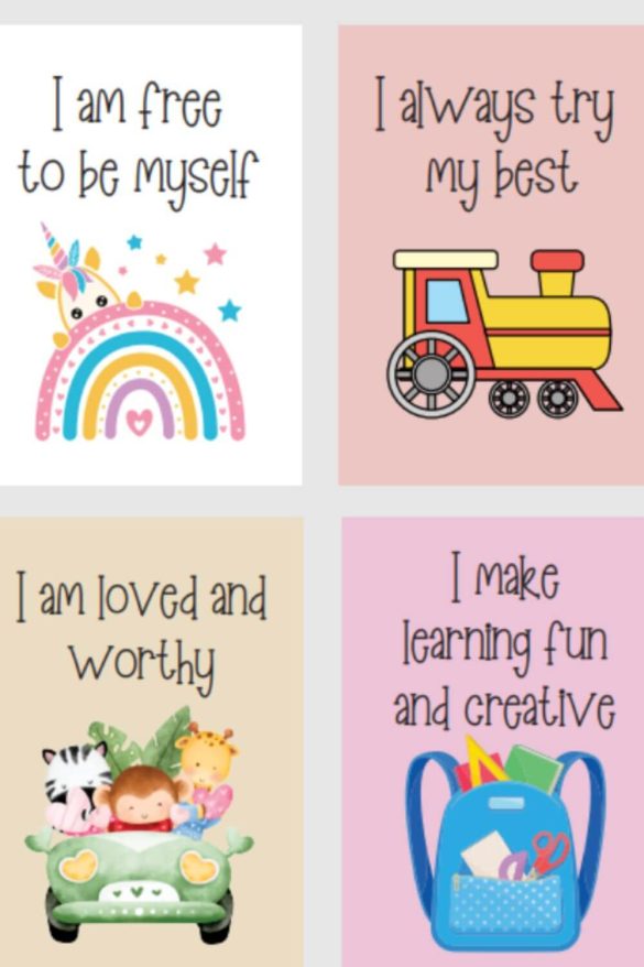 40 Free Kids Affirmation Cards: Boost Confidence & Self-Esteem