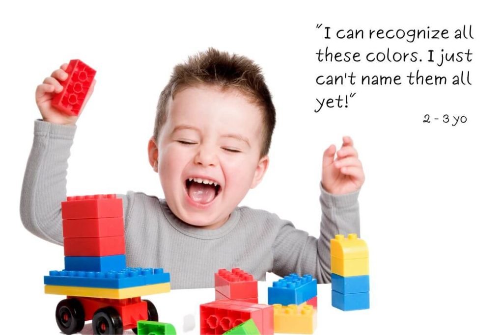 What Age Should Kids Know Colors 