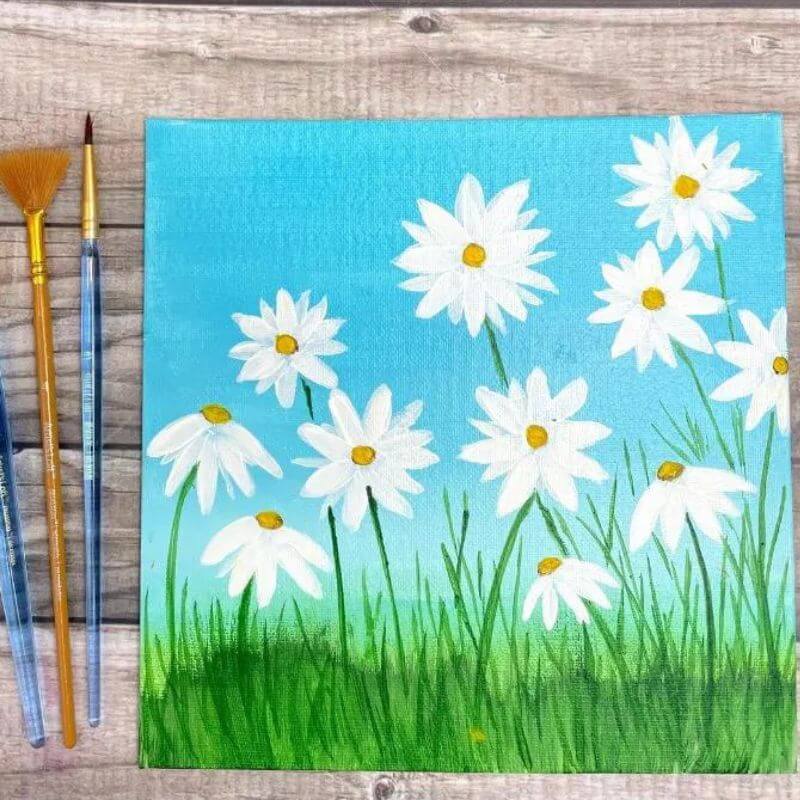 pictures to paint on canvas for kids