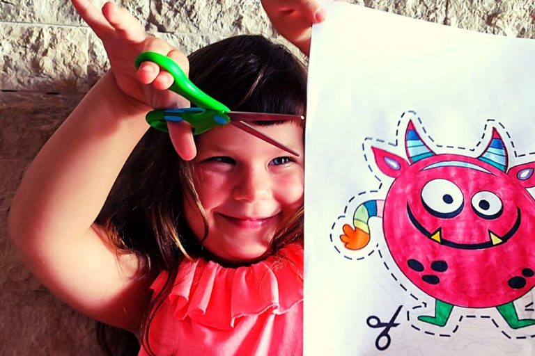 scissor skills printable