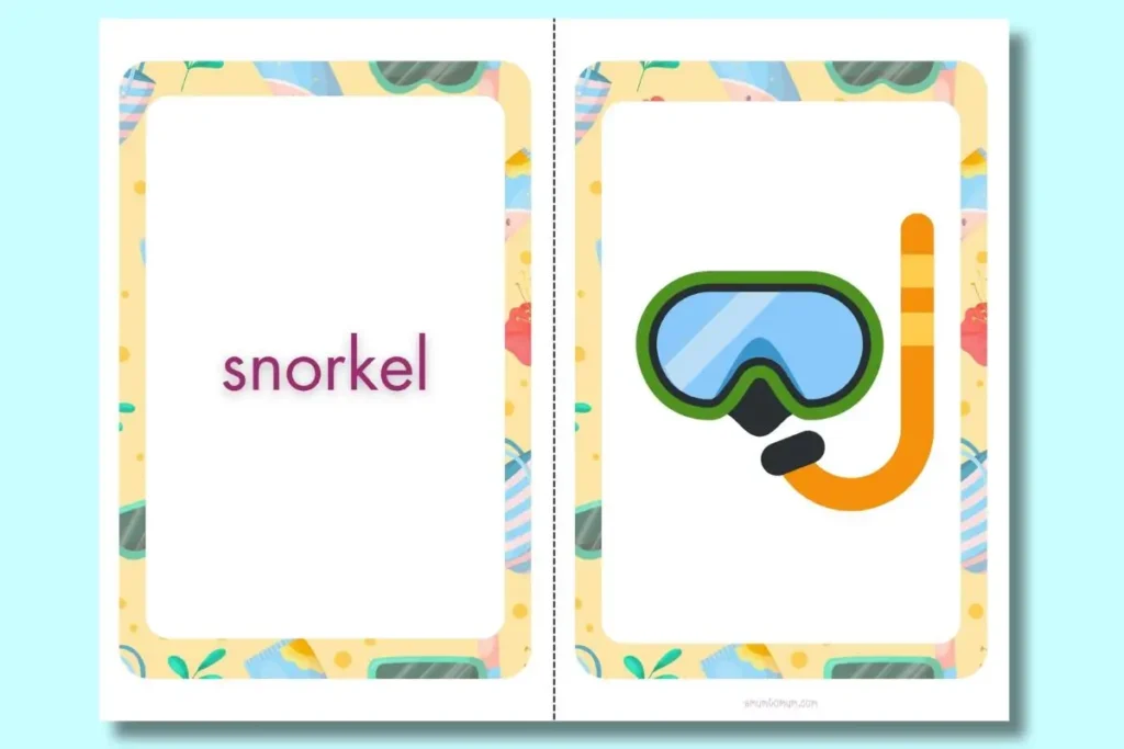 summer spelling cards for kids activities 1