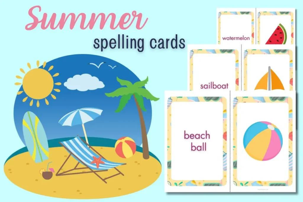 summer educational pribtable activity for kids