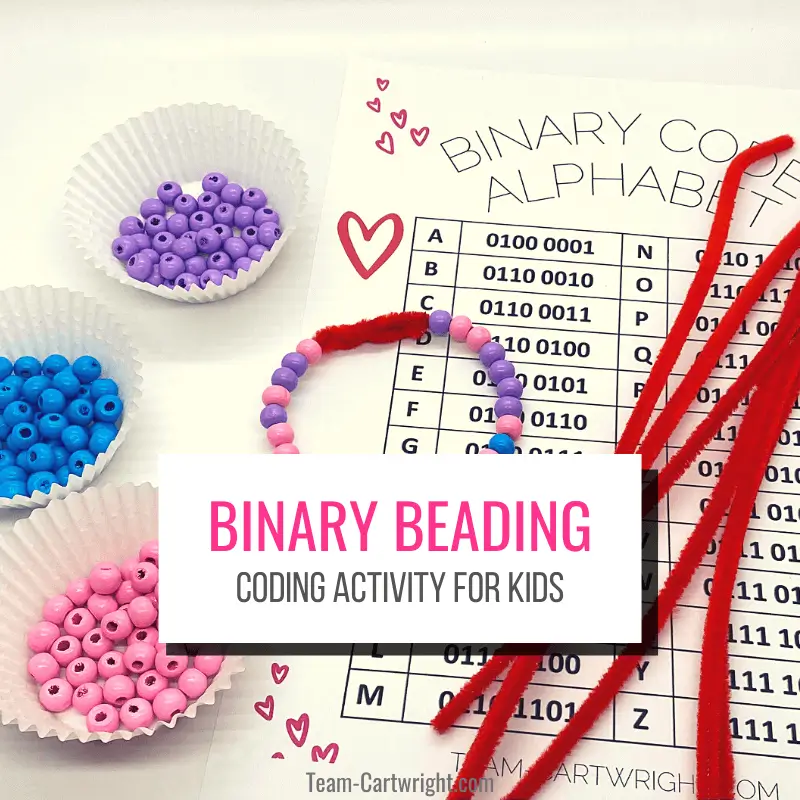 binary beading coding activity for kids 1